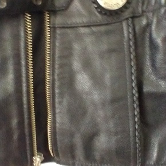 Black Harley Davidson Size XL W (Wide) Leather Jacket - Picture 4 of 16